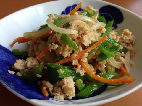 玉ねぎとピーマンの鶏そぼろ炒め レシピ 作り方 By ちーたまちー 楽天レシピ 玉ねぎとピーマンの鶏そぼろ炒め レシピ 作り方 By ちーたまちー 楽天レシピ